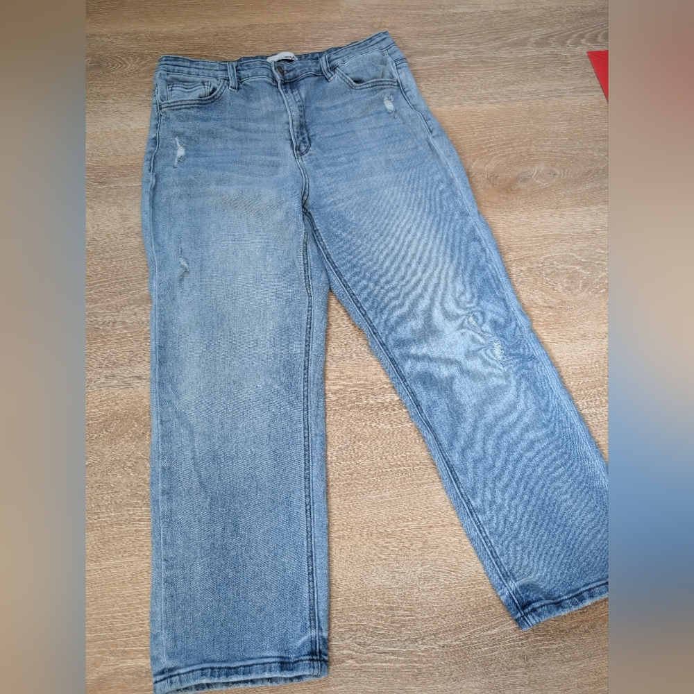 Stylish Light Blue Women's Flare Jeans